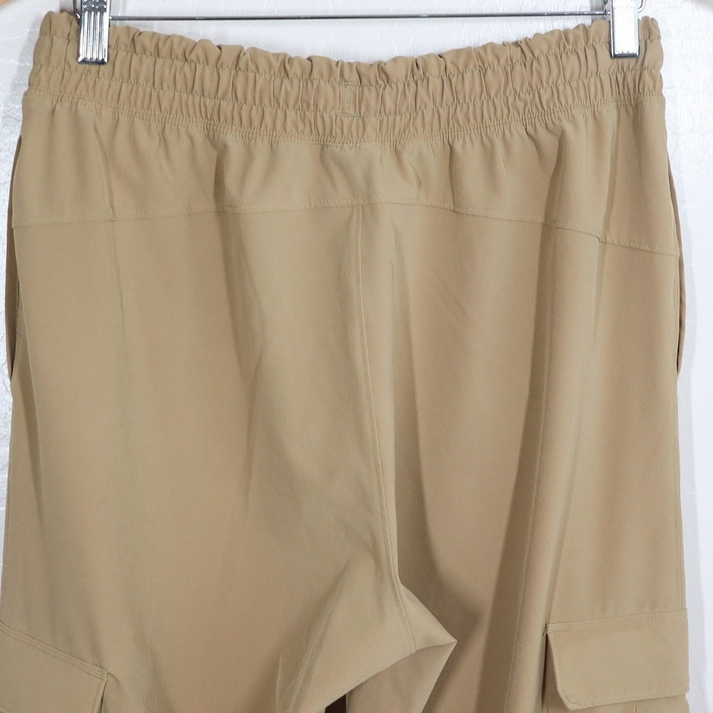 Under Armour UA Rival Woven Cargo Pants Tan Elastic Waist Jogger Style Women's M - Picture 11 of 11